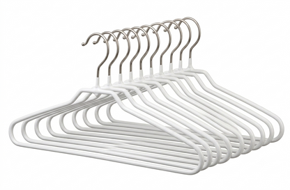 Rutschfester Metall-Kleiderbügel 840er (Schmal & Platzsparend)