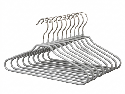 Rutschfester Metall-Kleiderbügel 840er (Schmal & Platzsparend)