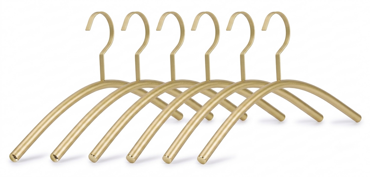 Design Metallbügel PIATTO (6er-Set & Einzeln)